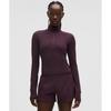 It S Rulu Cropped Half Zip  Updated Black Plum