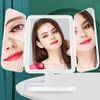 Desktop Folding Rechargeable LED Shell Makeup Mirror
