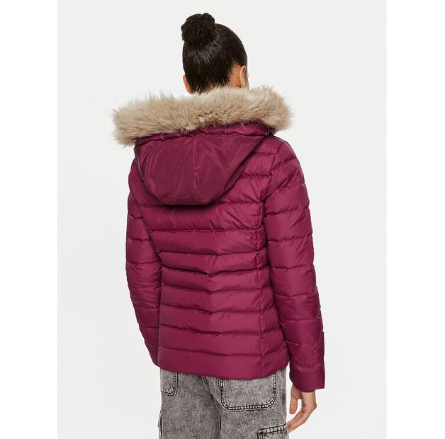 Down Jacket Tommy Jeans Basic DW0DW18312 Red Slim Fit