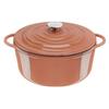 Tefal Cast Iron Cocotte Terracotta 29 Cm, Induction + Oven, Robust, Eco-design, Ebook of Healthy Recipes Included, Lov E2600504