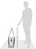 Wilson Tennis Ball Basket 75 Ball Pick Up (WRZ323700), 16.5 x 11.5 x 33.2 inches (41 x 28 x 85 cm), Holds up to 75 balls, Black