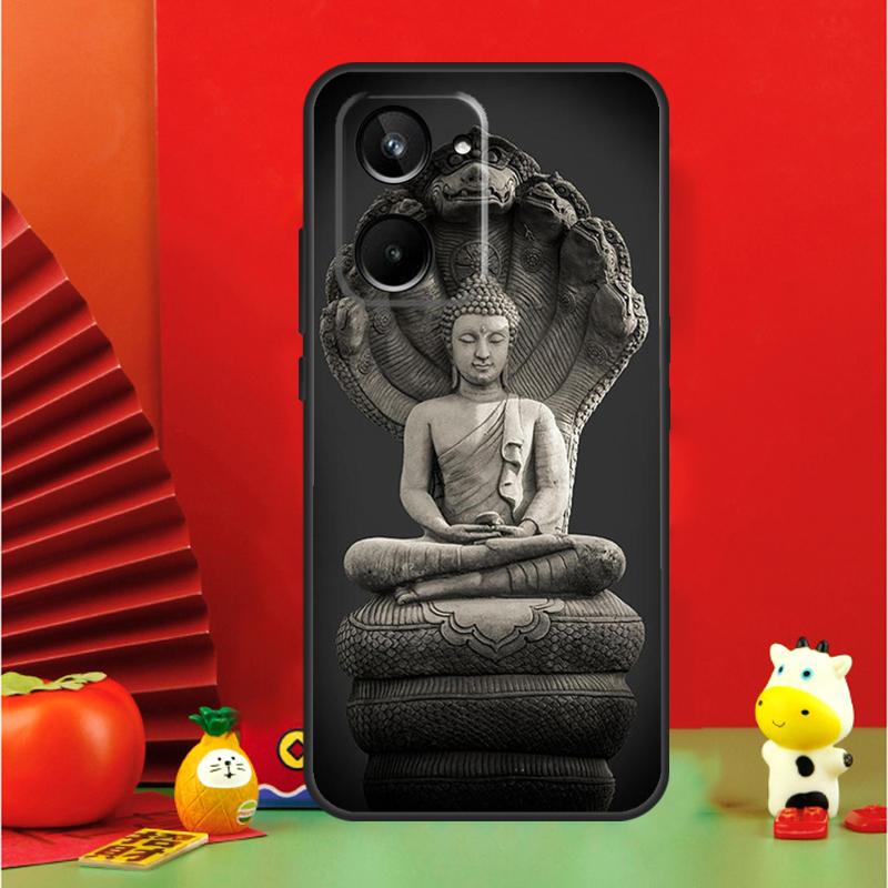 Gautama Buddha For Realme C35 C53 C55 C67 GT Neo 6 GT5 9 10 11 12 Pro Plus C25S C21Y C30 C31 C33 C51 Case
