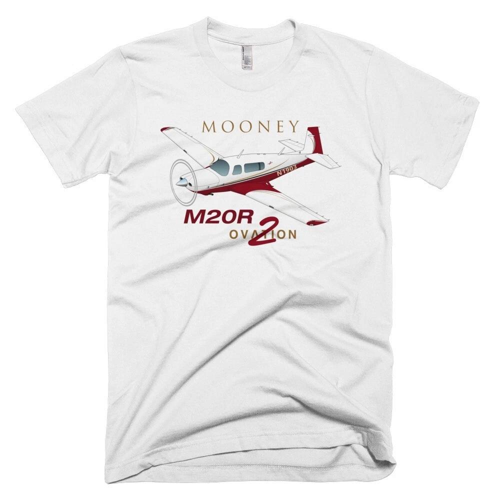 

Mooney M20R Ovation 2 (Maroon) Airplane T-shirt - Personalized with Your N# XL