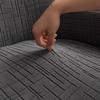 1/4pcs Water-Repellent Geometric Lines Jacquard Stretch Polar Fleece Chair Cover, for Living Room, Dinning Room Chair Decor