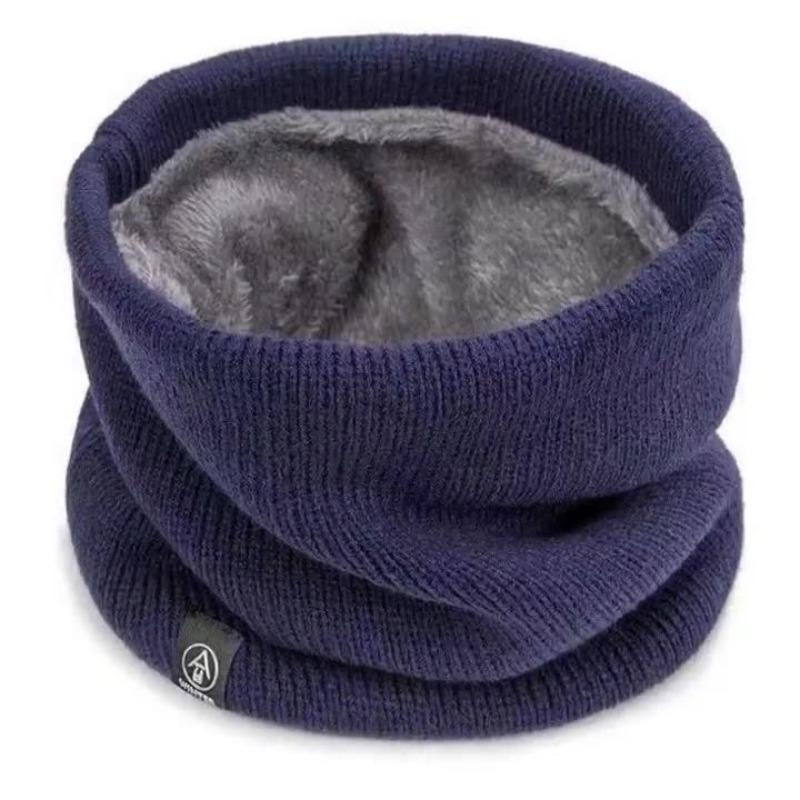 Knitted Scarf, Winter Fleece Thickened Neck Guard, Warm Cycling Cold-proof Face Mask, Scarf