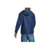 adidas Originals Trefoil Logo Embroidered Hooded Drawstring Zip Jacket Men Jackets Blue IB9961