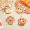 100PCS Cartoon Bear Four in One OPP Self-adhesive Bag, Donut Baking Self-adhesive Bag, Cartoon Cute Food Packaging