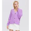 2025 Women's Solid Color Knit Cardigan - European & American Style Winter Sweater