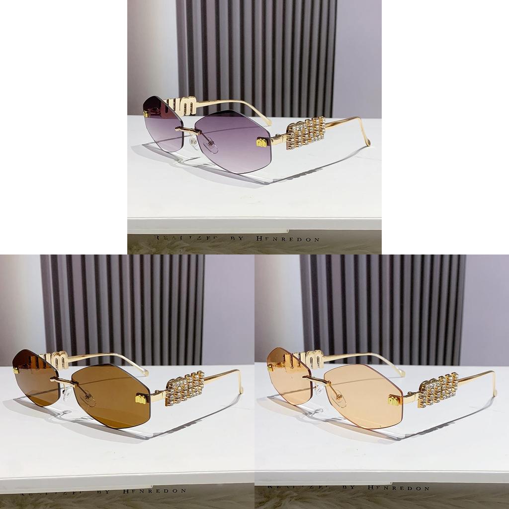 Vintage Diamond Shape Sunglasses With Uv400 Protection For Casual Wear And Outdoor Activities