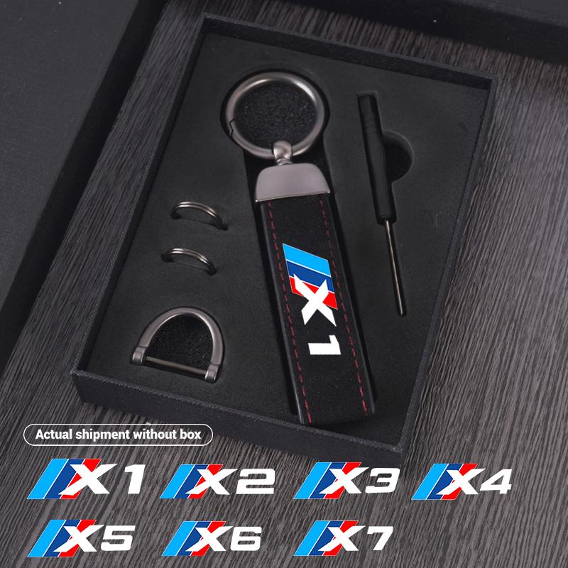 M Sport Styling Leather Car Emblem Keychain Accessories for Bmw M Performance G30 G32 3 4 5 7 M3 M4 M5 X1 X3 X5 X6 X4 X7 E61 E60 kycp51