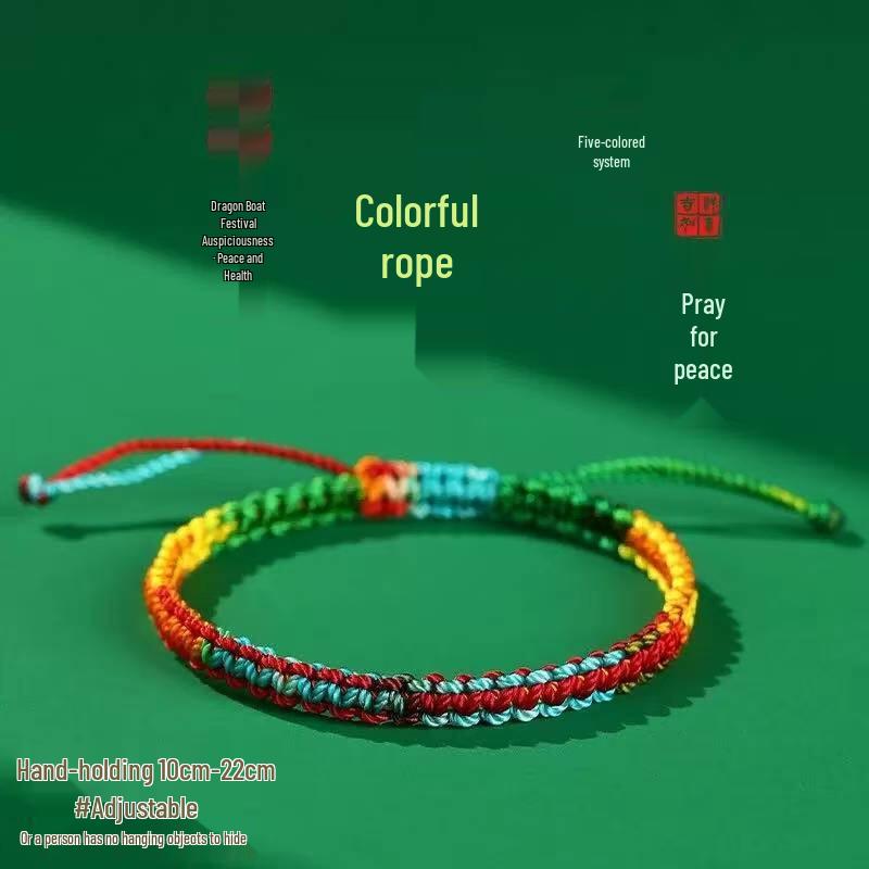 AKIRO Dragon Boat Festival Colorful Hand-Braided Bracelet
