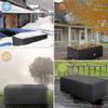 128 Sizes Waterproof Outdoor Patio Garden Furniture Covers Rain Snow Chair Covers (silver And Black Optional)