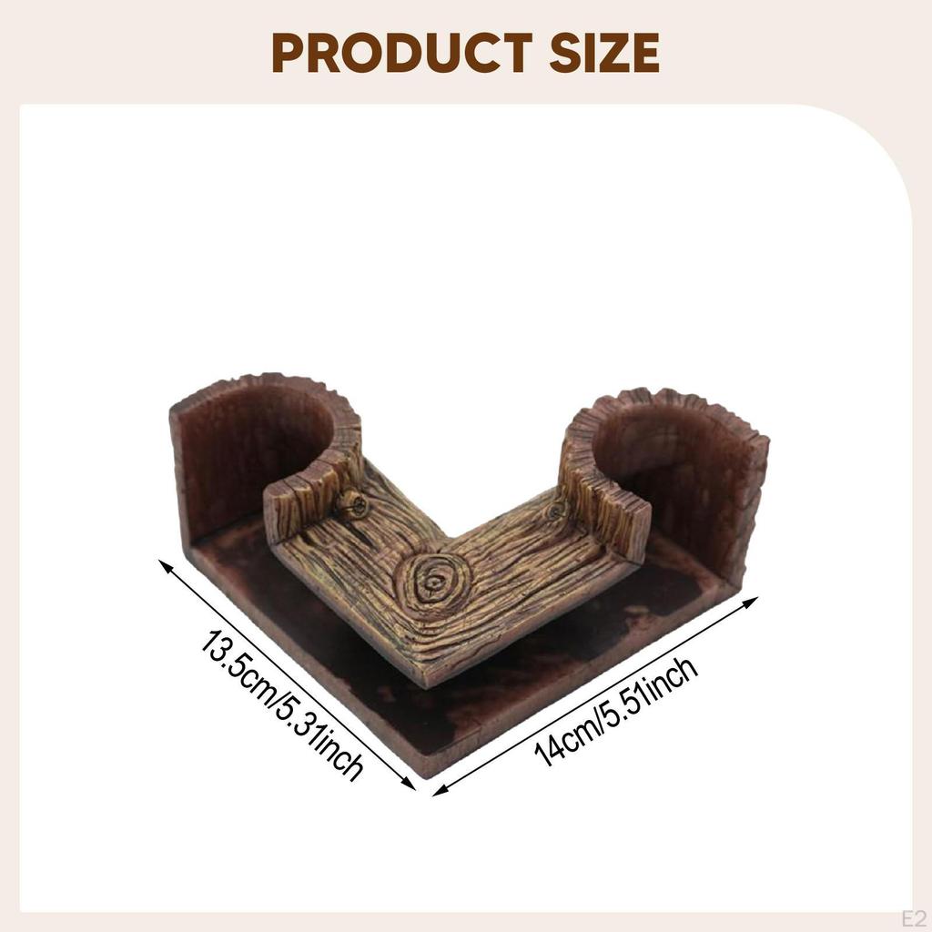 Aquarium Underground Tunnel Betta Habitat Unique Portable Resin Viewing Shrimp Fish