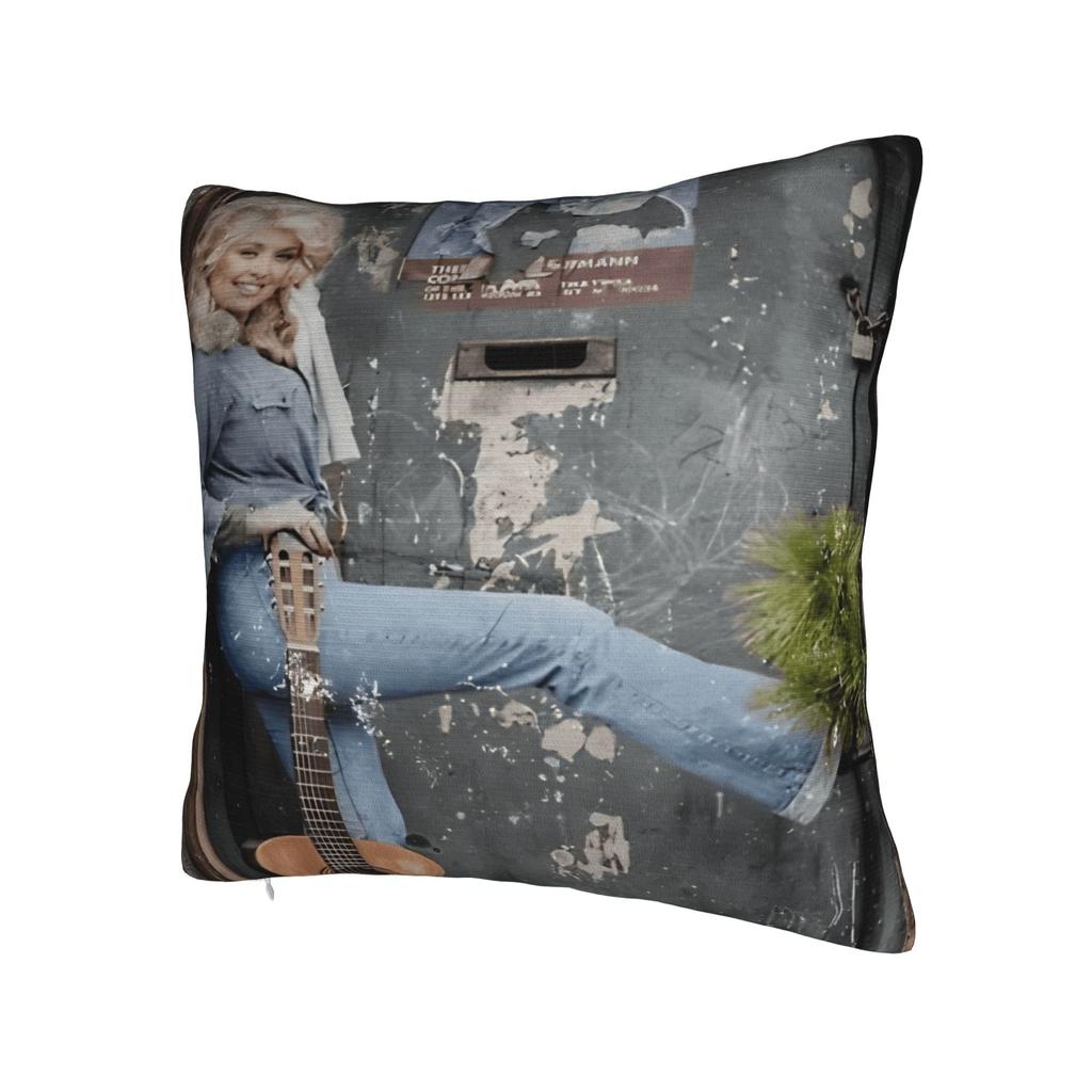 Singer Dolly Parton Pillow Case Square Pillow Cover For Living Room Chair Novelty Pillowcases