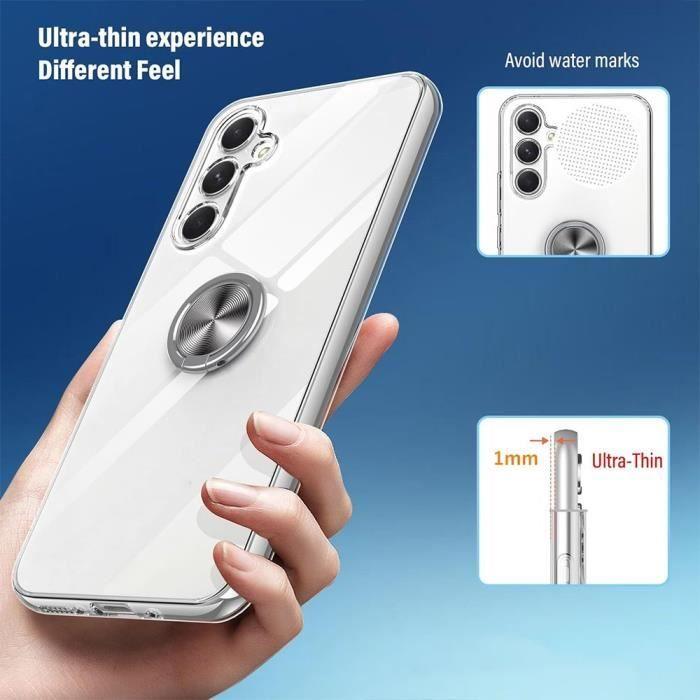 Coque de protection - booling - samsung galaxy a55 5g - antichoc - silicone - transparent