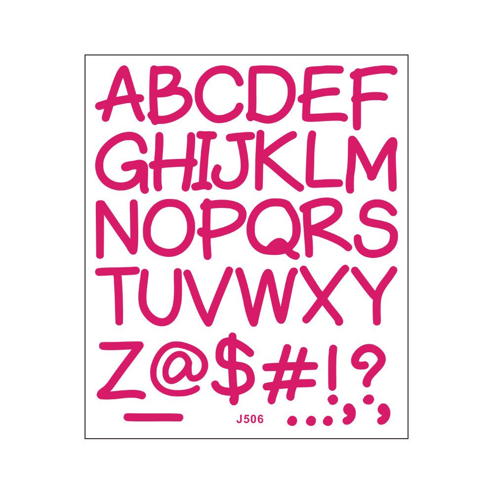 Colorful Creative Capital English Letter Combination Diy Notebook Beautification and Decoration Stickers