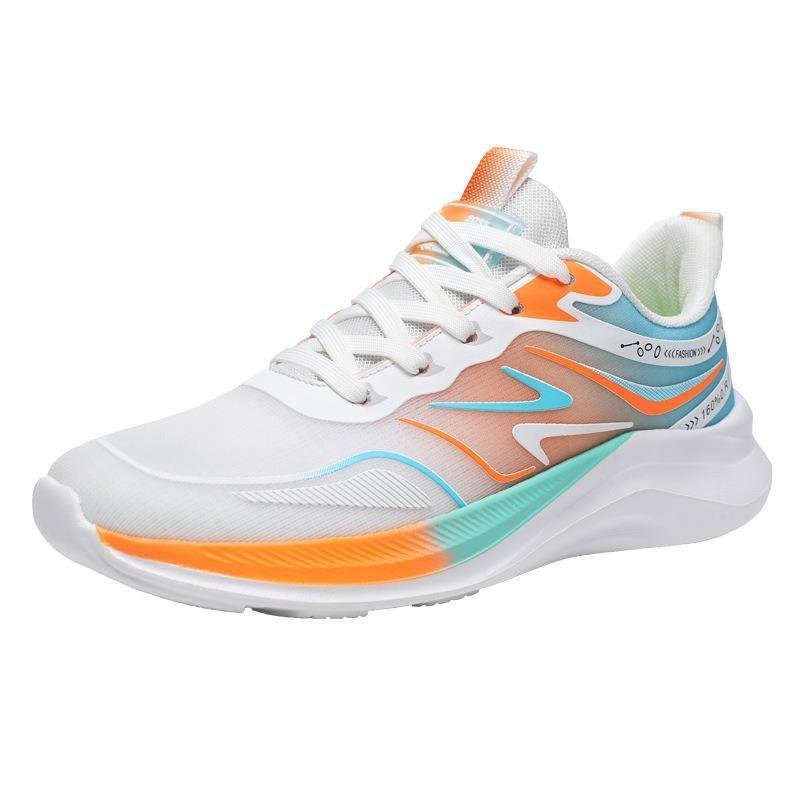 Men's Shoes 2025 New Shock Absorption Trend Running Shoes Summer Breathable Versatile Fitness Casual Sports Shoes Breathable Shock Absorption