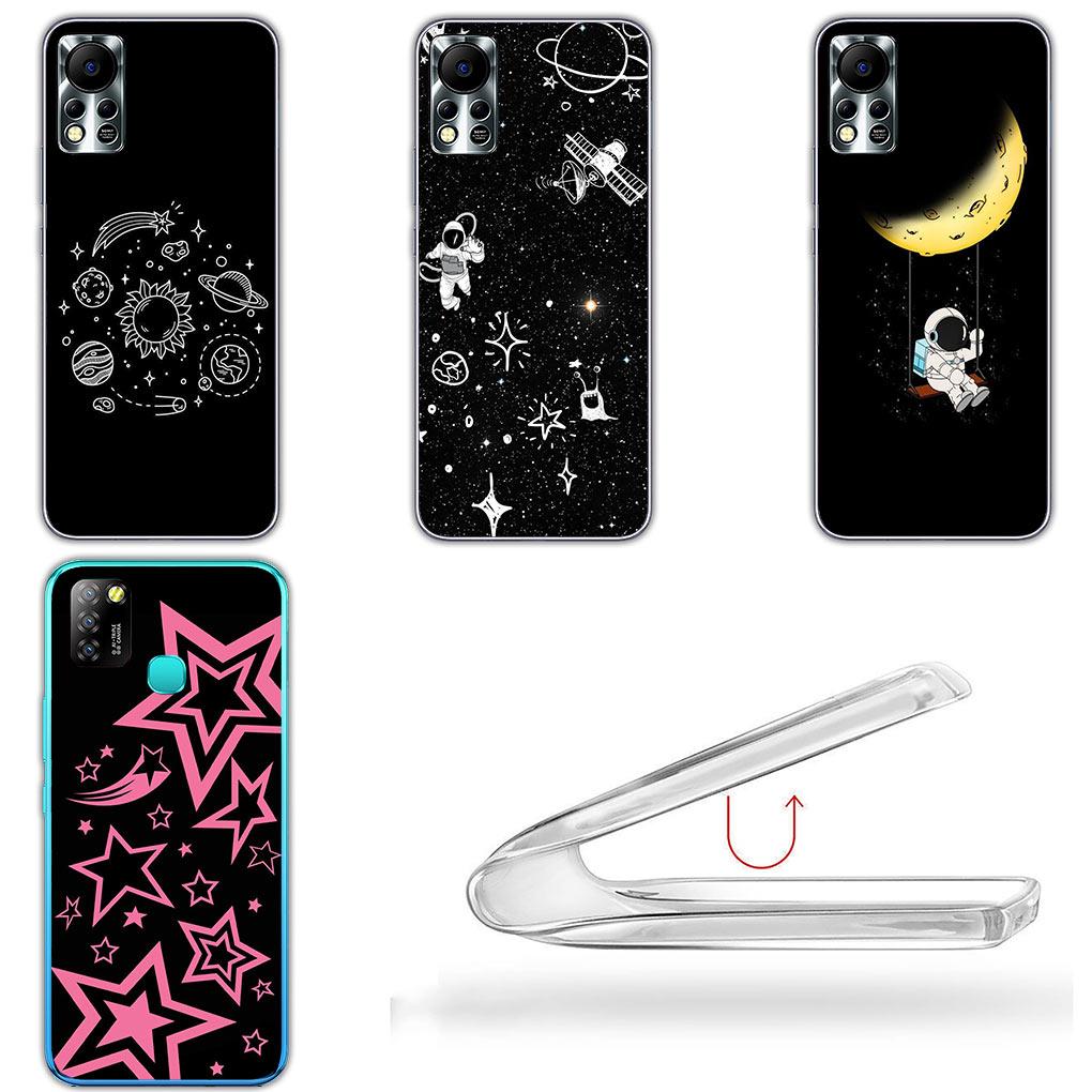 Moon Astronaut Stars Sky Universe Galaxy for Motorola Moto Edge 40 Pro 30 neo 20 Fusion Ultra G200 E22 E40 E30 E22I Phone Case