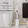 2025 Long-Handled Silicone Toilet Brush for Effective Bathroom Cleaning
