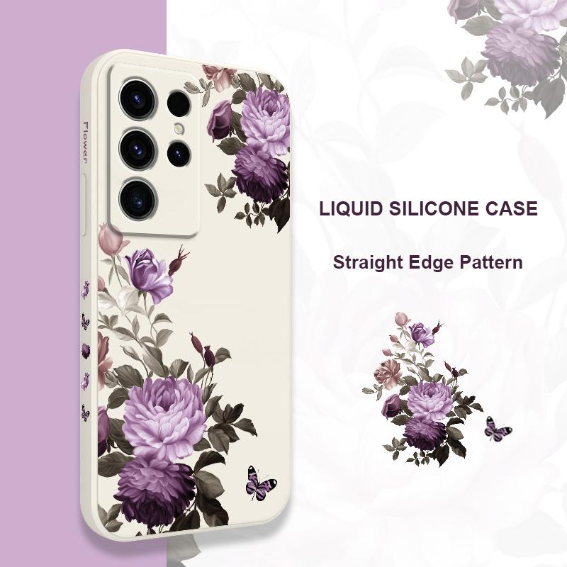 Peony Blossoms Phone Case For Samsung Galaxy S25 FE S24 S23 S22 S21 S20 S10 S10E Ultra Plus FE Note 20 Ultra Plus Cover