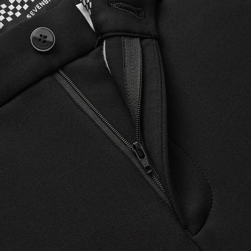 Septwolves Men's Geometric Print Straight Leg Casual Pants