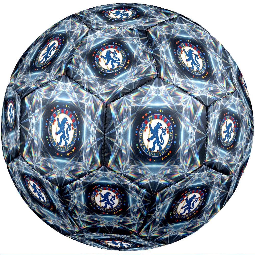 Chelsea FC Thema Fußball Ball Größe 5 Fußball Ball Weiche Haptik Professioneller Trainingsfußball für Outdoor-Sportarten