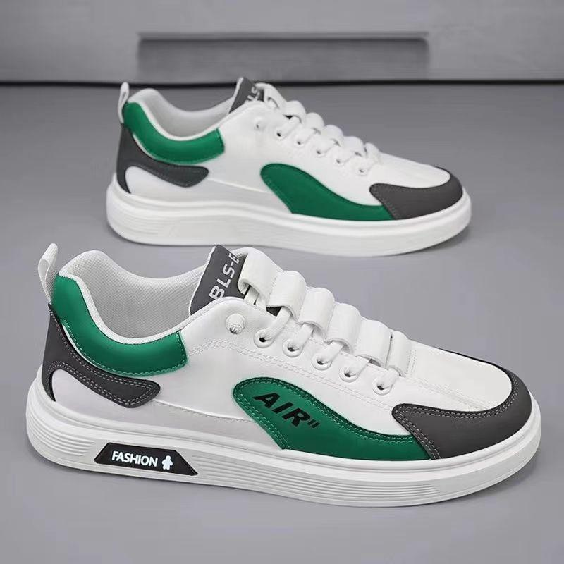 Men's Slip-On Shoes Spring Autumn  New Fleece Warm Cotton Sports Leisure White Board Trendy Shoes Korean Sle Round Toe