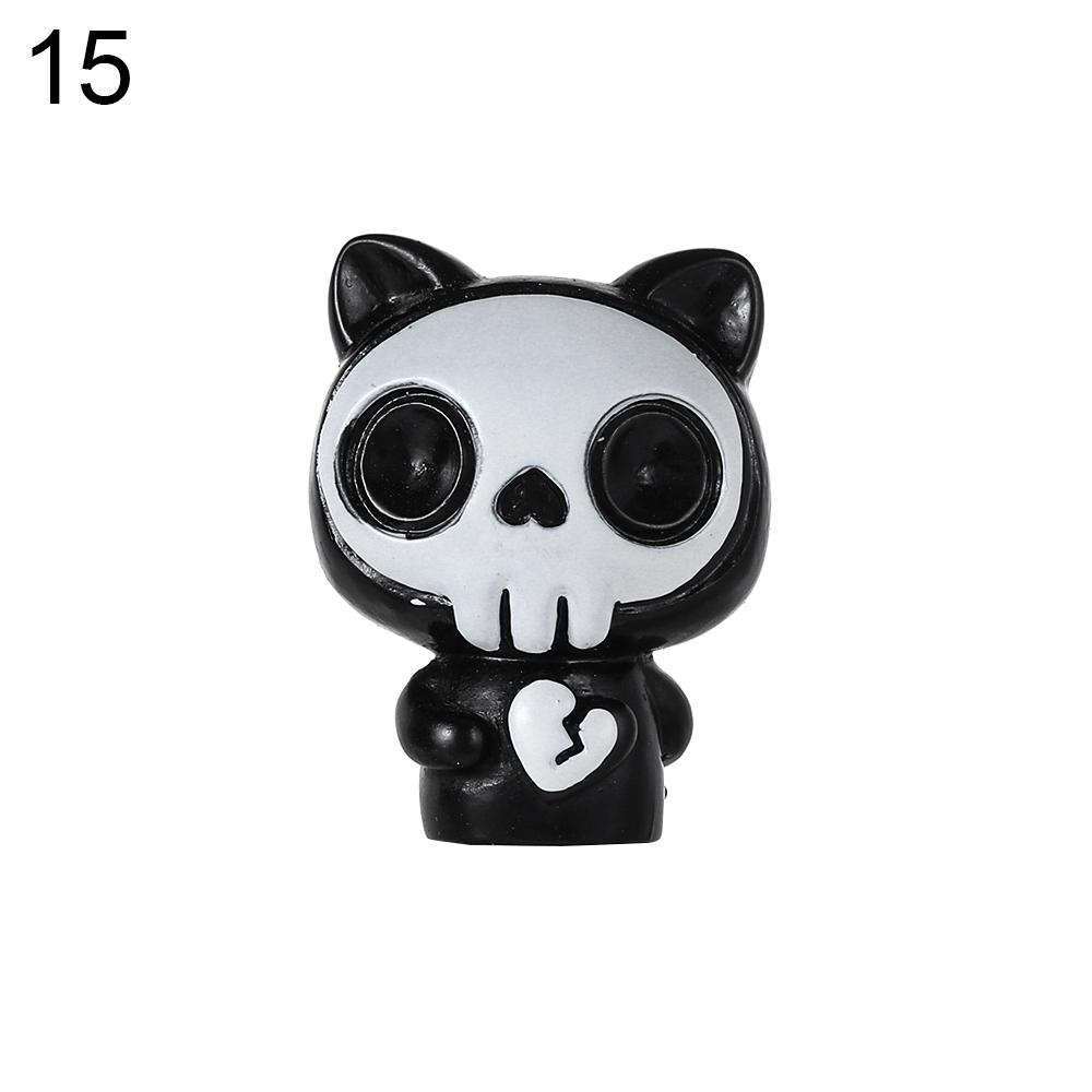 1Pcs Ghost Garden Decorations Miniature Figurines Cute Micro Landscape Ornaments Halloween Decor Halloween Ornaments Resin Craft