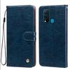 Vintage Crazy Horse Texture PU Leather Flip Wallet Phone Case for Vivo Y50,Y30 4G Card Holder Kickstand Shockproof Protective Cover
