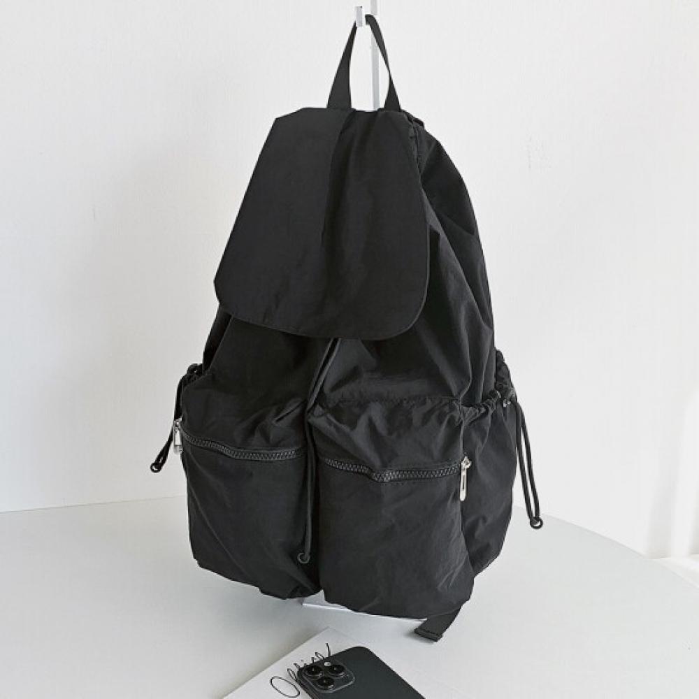 Fromheaven Unisex Casual String Pocket Backpack