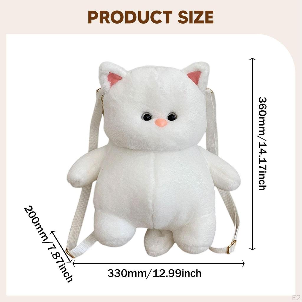 Cat Toy Backpack Birthday Gift Cute Stuffed Animal for Children