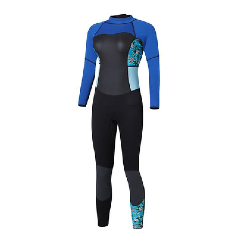 Womens 3mm Full Body Wetsuit Snorkeling Swimming Diving Warm Water Sports Fall Winter