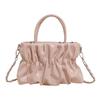 Fashion Versatile Chain Pleated Cloud Bag Women's Tide 2025 Spring and Summer New Niche Messenger Small Square Bag