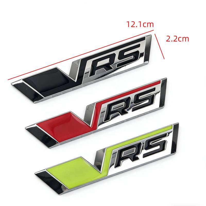 CXUX8 Car 3D Metal Logo Grill Trunk Emblem Badge Sticker Decals For Skoda VRS Octavia 1 2 3 5 Fabia Rapid Superb Kodiaq KAROQ 4x4 YETI