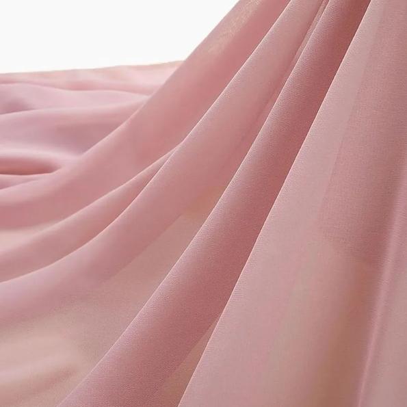 Chiffonstoff pro Meter, Mehrfarbiger Stil, Glänzend, Hautfreundlich und Weich, Chiffon für Hochzeitsdekoration, DIY-Basteln, Servietten, Brautkleid, Nähen