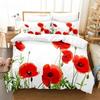 Daisy Queen Bedding Set Flowers Duvet Cover Set Bedding Digital Printing Bed Linen King Size Duvet Cover Set Bedding Sets