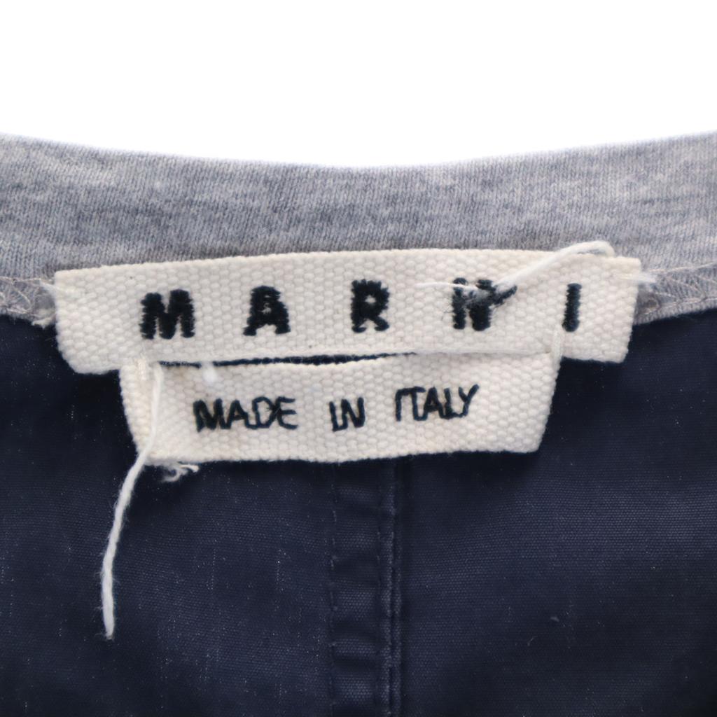 MARNI made in Italy Short sleeve switching T-shirt 44 gray Men's Used