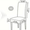 1PC Elastic Jacquard Chair Cover for Home Four Seasons Universal Dustproof Chair Cover for Bedroom Living Room Dining RoomDecora