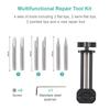 Repair Tool Camera Tool with Detachable Flat & Pointed Tips for Camera Lens All Metal Lens Repair Set with 6 Tips 8