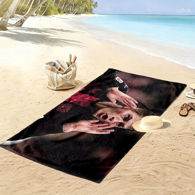 Patrik Schick Print Beach Towel, Large Soft Quick Dry Towel for Beach Camping Swimming
