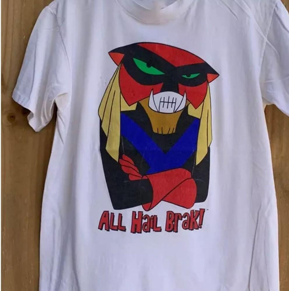 Space Ghost Brak VTG T-shirt short sleeve All sizes S to 45XL white Unisex T-Shirt XL