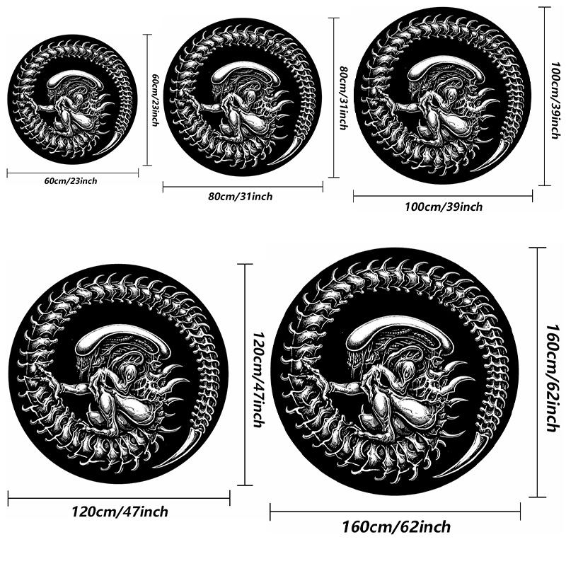 Round Rug Machine Washable Large Area Rugs Study Rug Bedroom Bedside Floor Mat Soft Mat Home Decoration