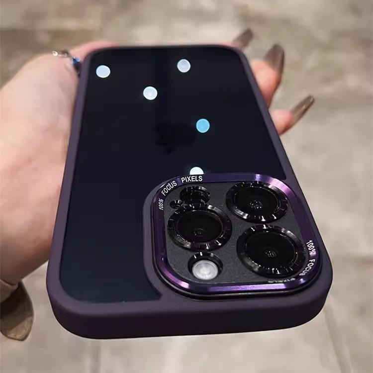 

Applicable To Apple 17proMax Phone Case Hawkeye Magnetic Absorbing Phone16 High End 15 Simple Anti Fall Protection Case iPhone17