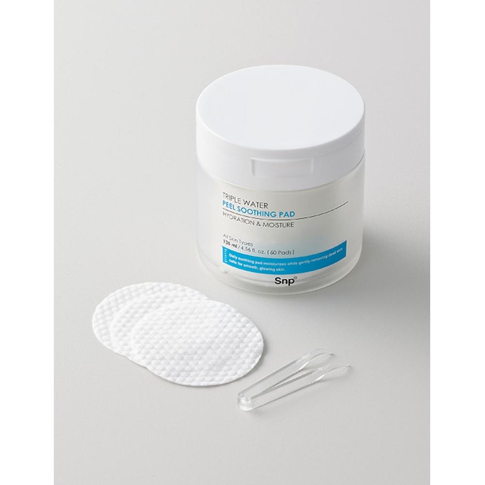 

Успокаивающие тонер-диски Snp Triple Water Fill, 60 листов