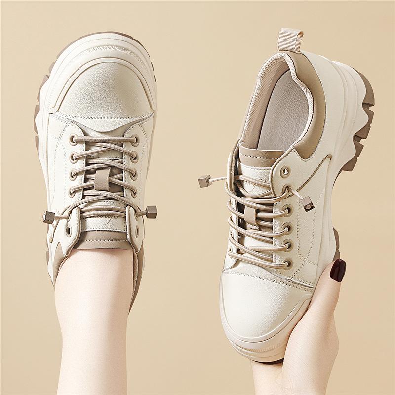

Fashion casual platform daddy sneakers platform spring and autumn new versatile white shoes women s shoes women 40