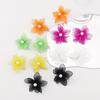 Summer Casual Vacation Sweet Double Layer Mesh 3D Flower Stud Earrings Fresh All Match Women Ear Jewelry Fashion New