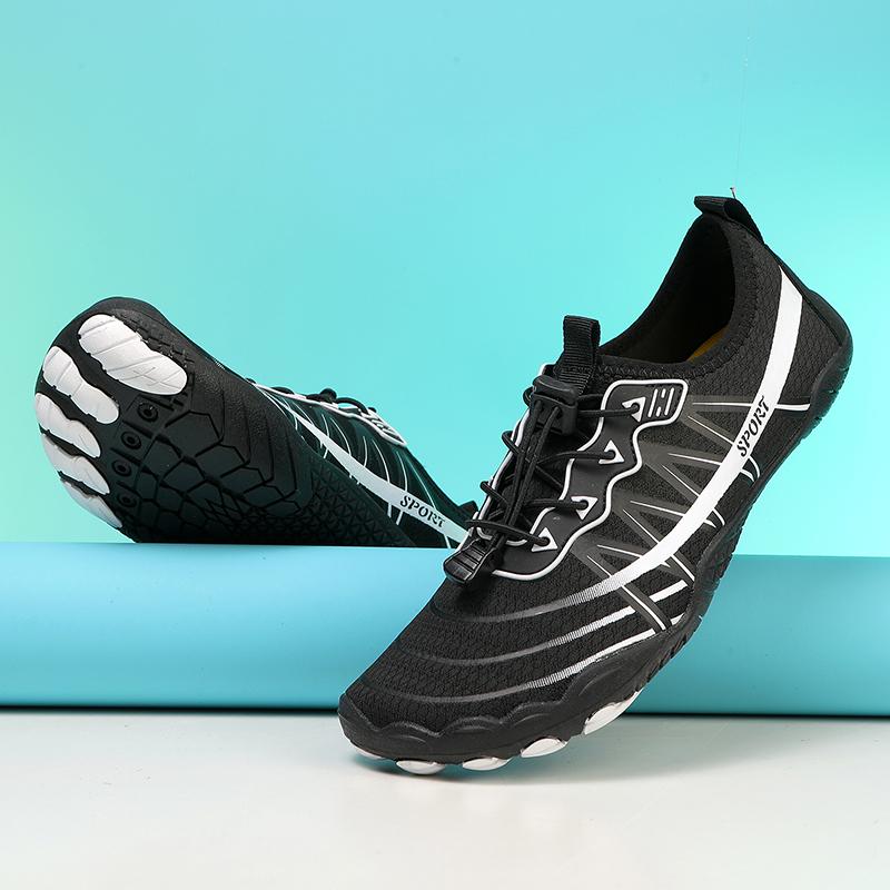 Rychleschnoucí plážové boty do vody Unisex Plavecké aqua pantofle Pobřežní bosé surfování Boty do vody proti proudu Ženy Muži Lehké sandály