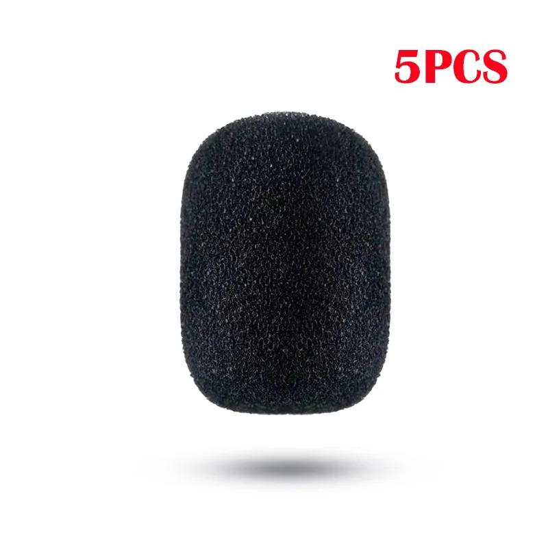 

5-100PCS Microphone Replacement Foam Microphone Windscreen Headset Cover Telephone Headset Mic Cover Windshied Headset Foam
