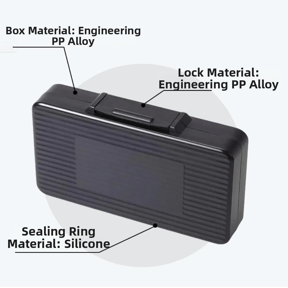 with Foam Insert Tool Storage Box Plastic Parts Box Household Tool Organizer