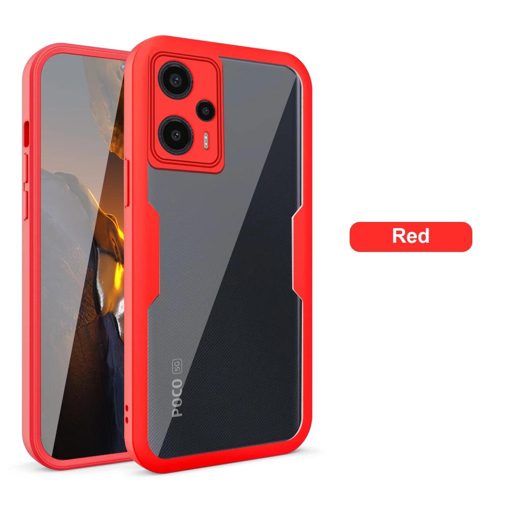 360 Full Cover Protection Cases For POCO F6 F5 F4 F3 X7 X6 Pro X5 X4 GT X3 NFC M6 M5S M4 M3 Pro 5G Screen Shockproof Phone Cover